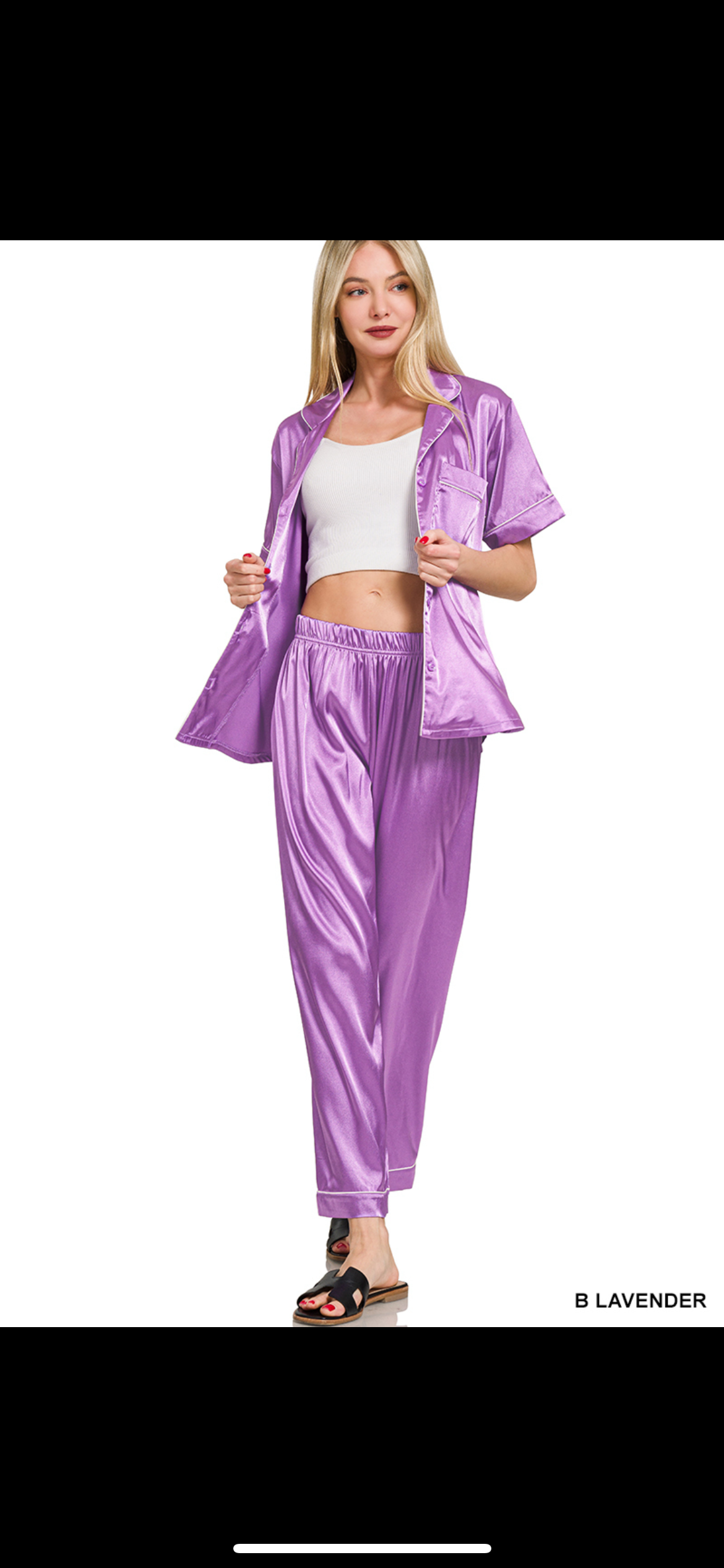 Satin Pajama Set