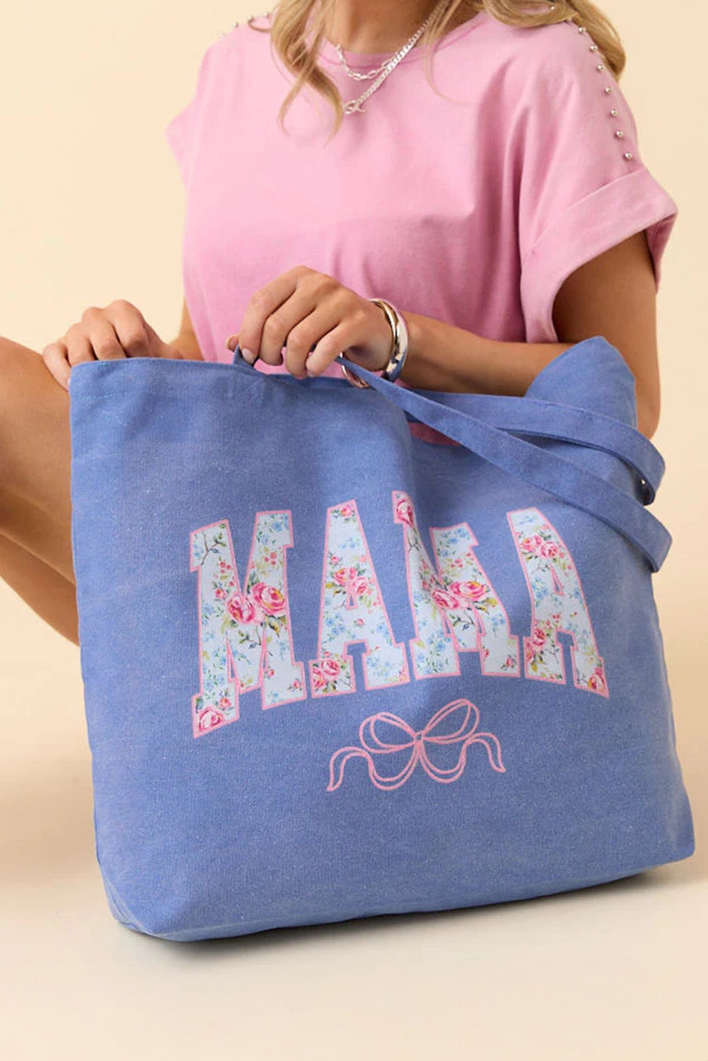 Blue Mama canvas Tote