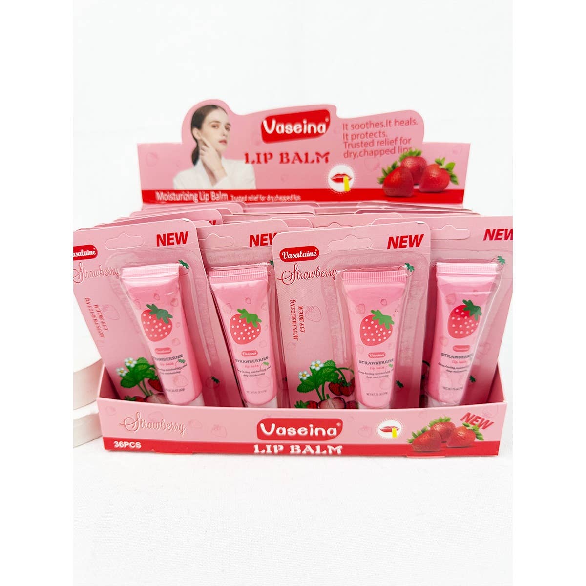 Strawberry Lip Balm Set