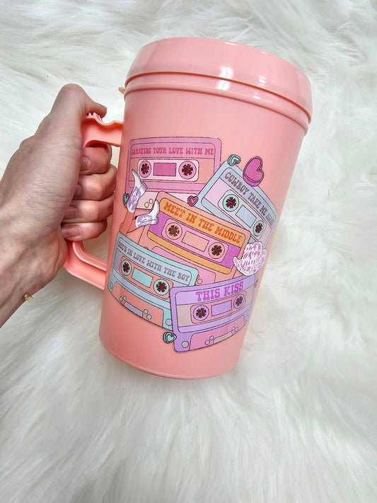 90's Country Cassette Tape HIP SIPS Mega Mug 34oz