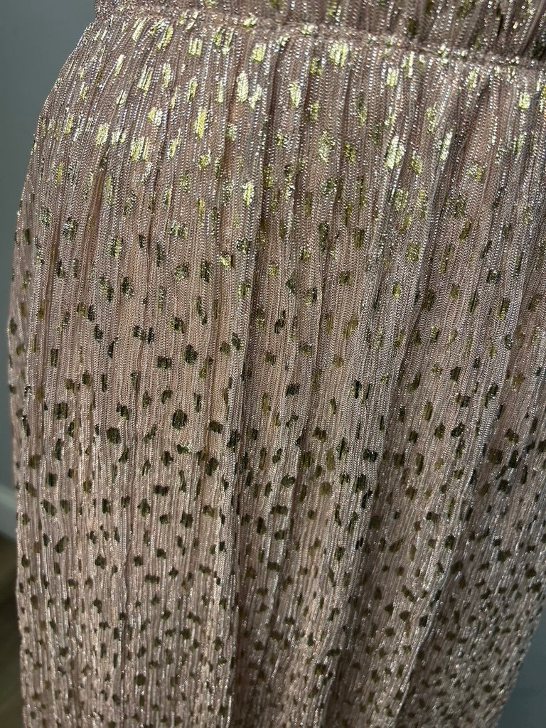 Glitter Dot Midi Skirt