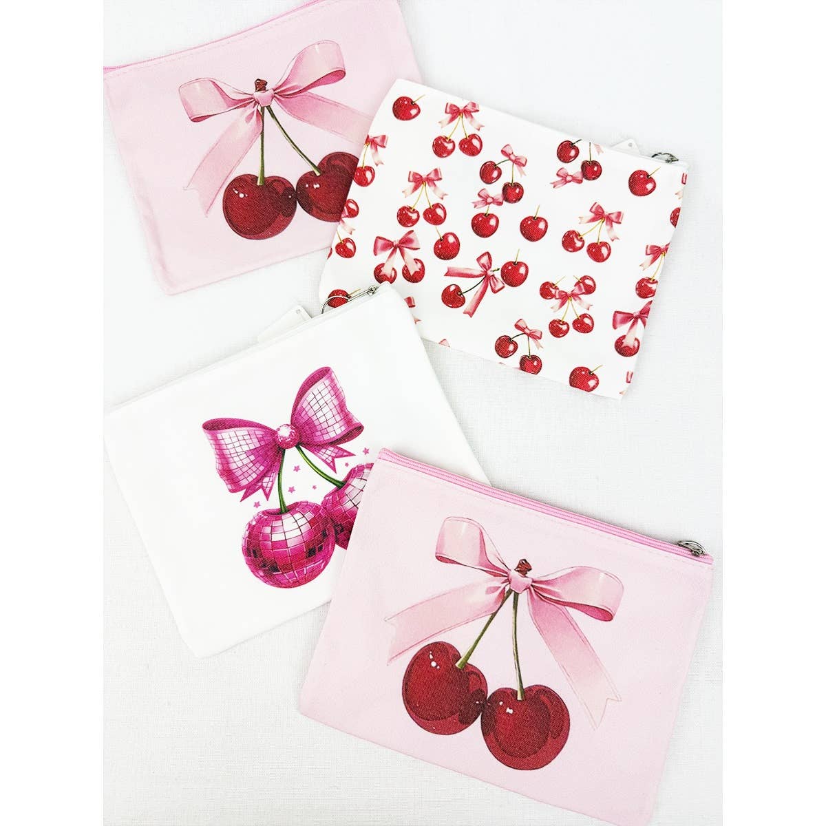 Cherry Design Printed Coin Purse