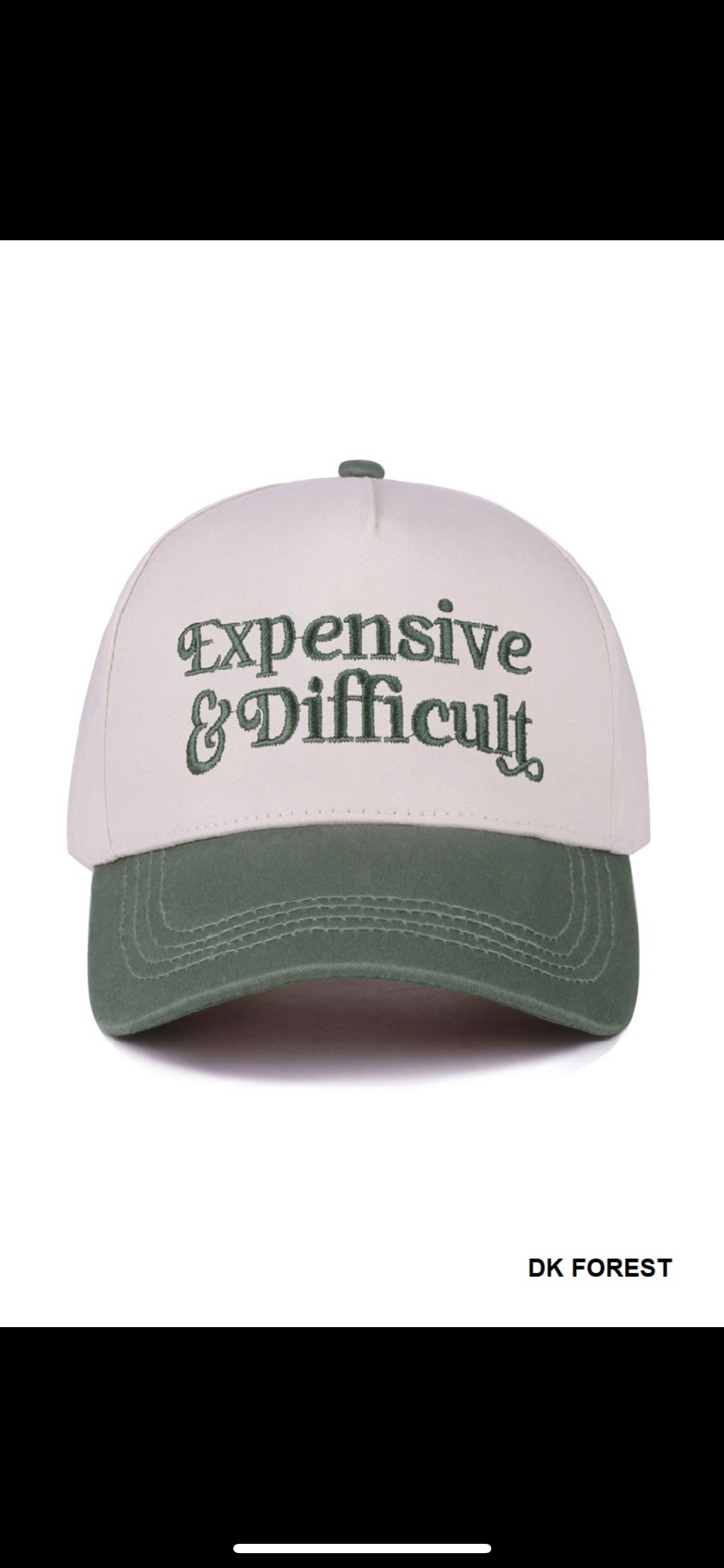 Expensive And Difficult Cap