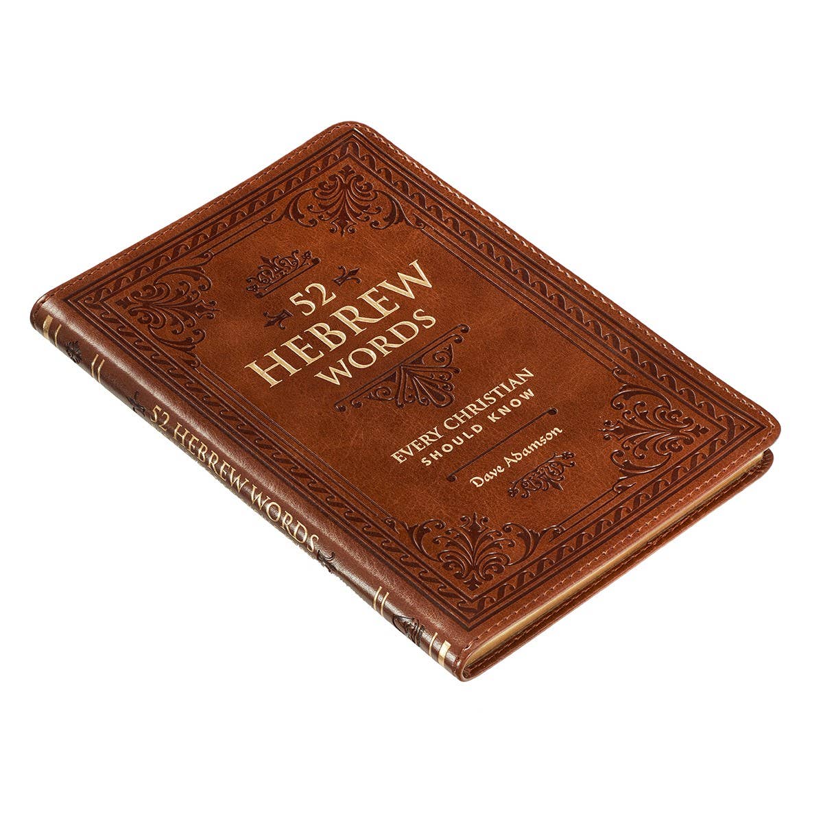 Gift Book 52 Hebrew Words Faux Leather