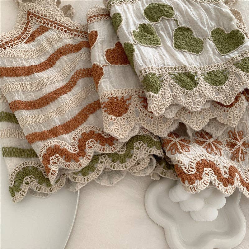 Embroidered Summer Tank Top