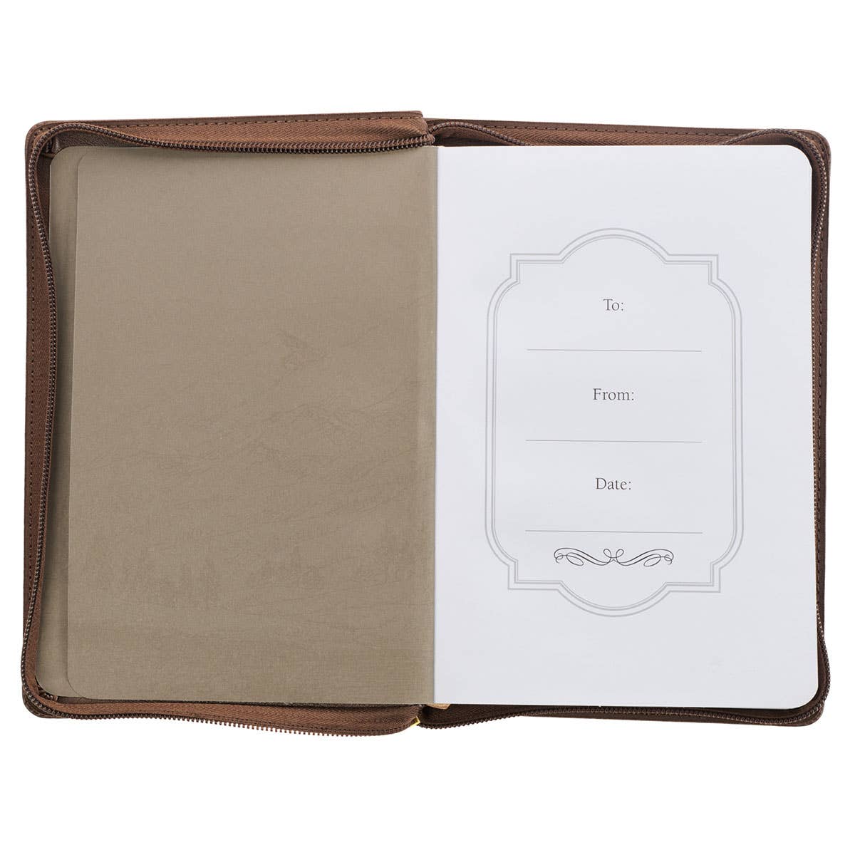 Journal Classic Zip Brown They Will Soar Isa. 40:31