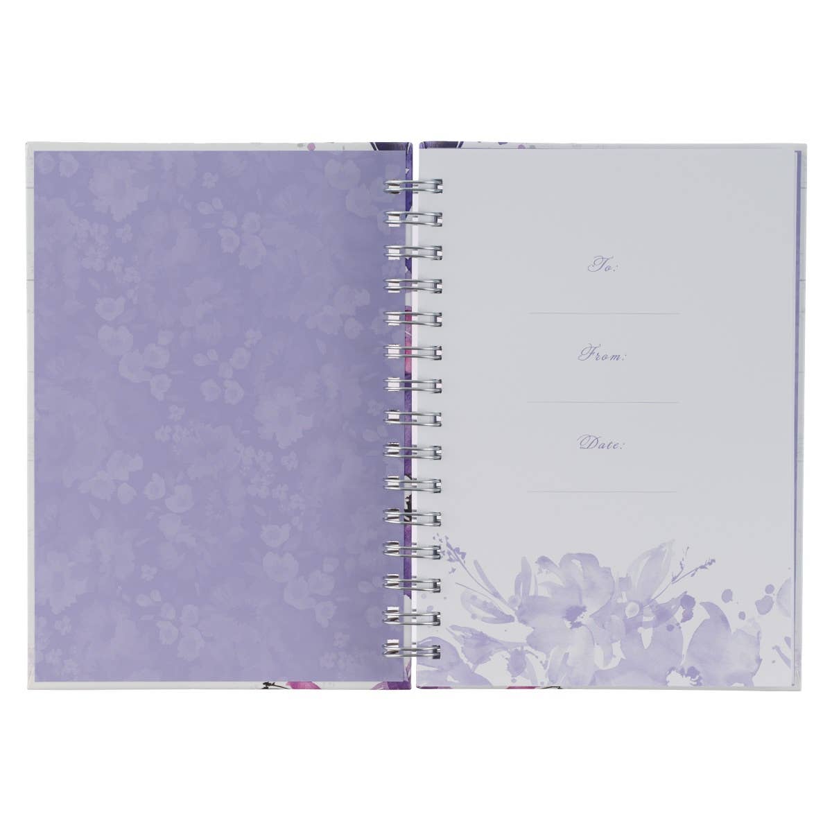 Journal Wirebound White/Purple Trust in the Lord Prov. 3:5