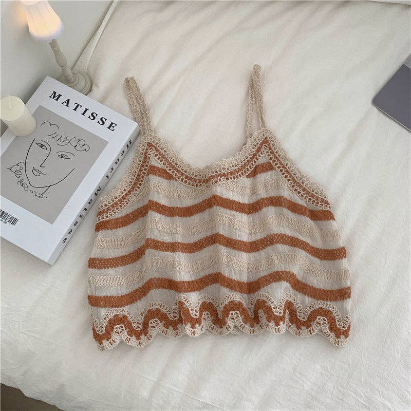 Embroidered Summer Tank Top