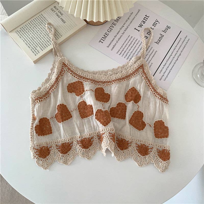 Embroidered Summer Tank Top