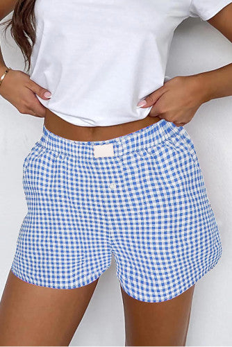 Blue Boxer Shorts