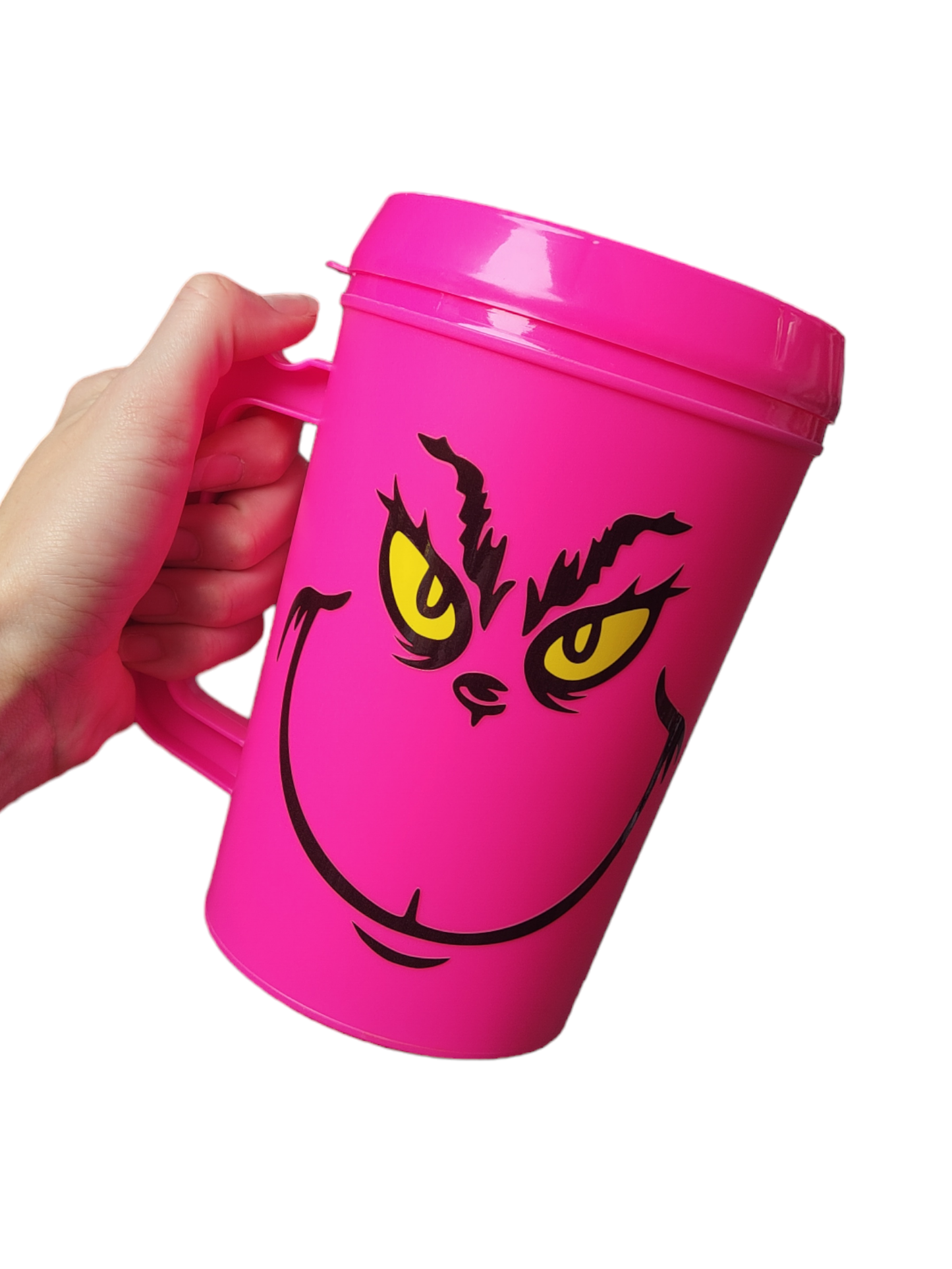 Mean Green Man Smile Mega Trucker Mug 34oz