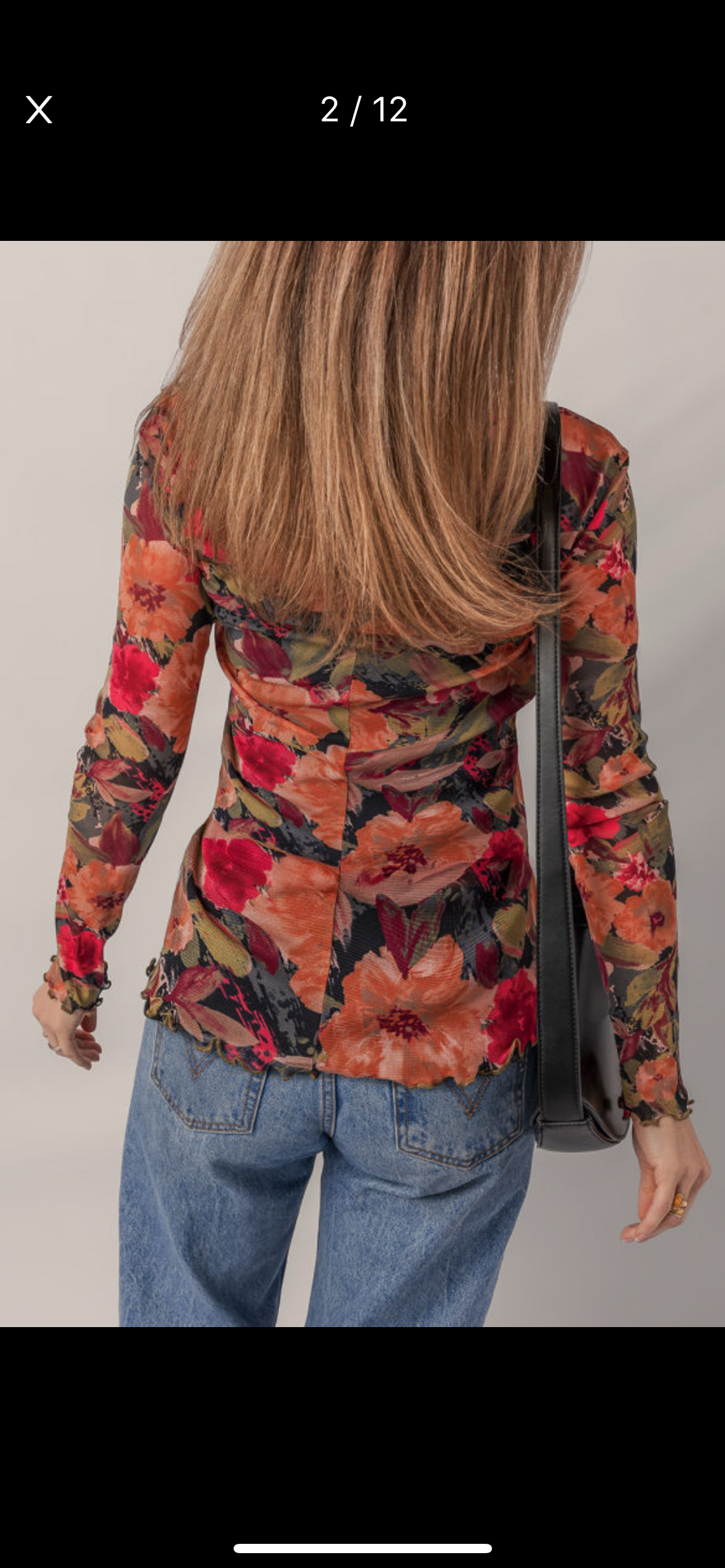 Multicolor Floral Lace Top
