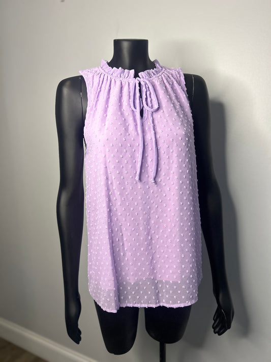 Dot Sleeveless Blouse