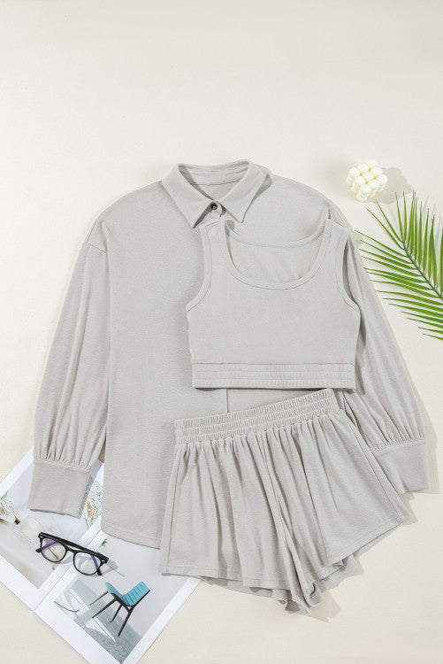 Grey 3 Piece Set