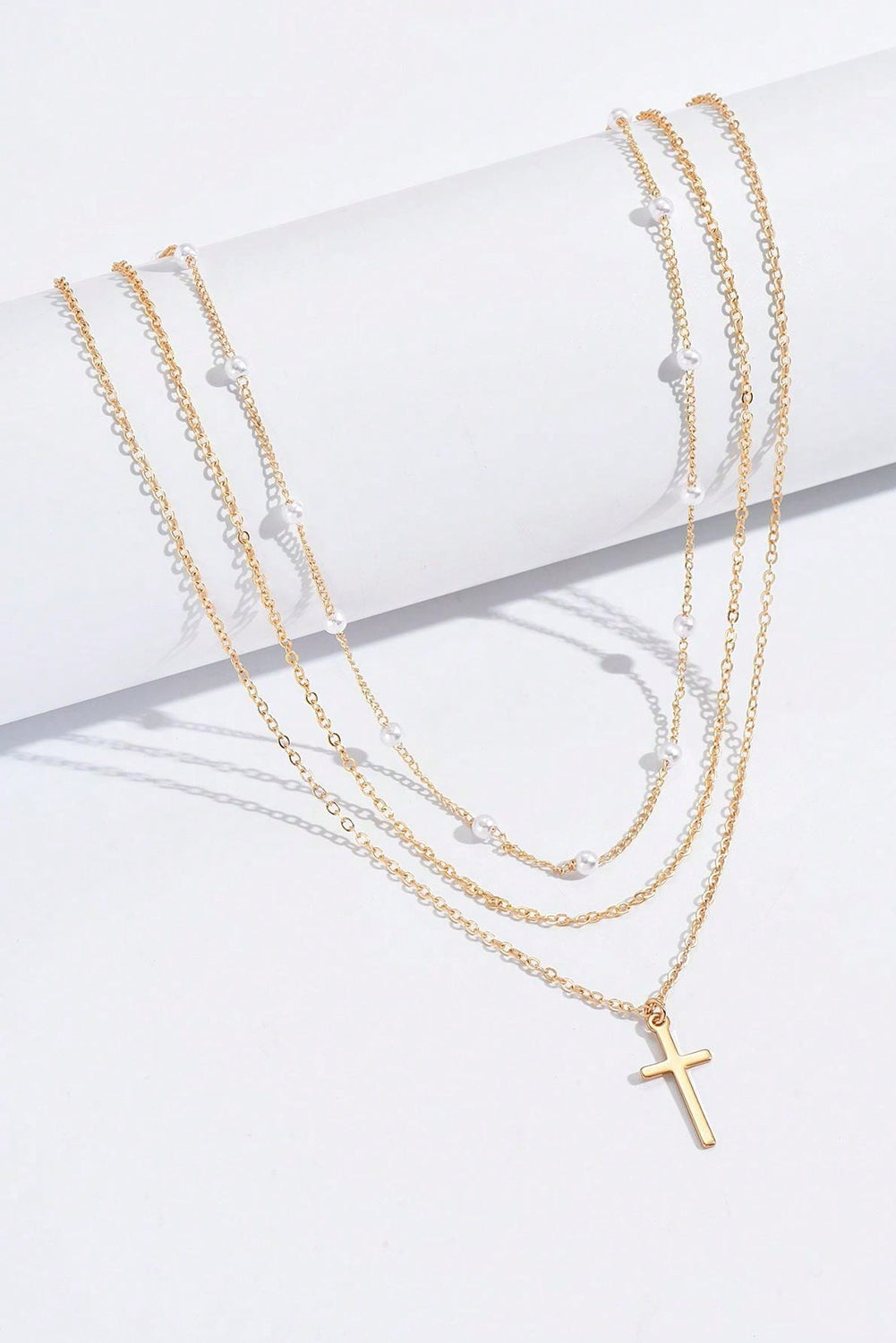 Gold Plated Cross Pendant