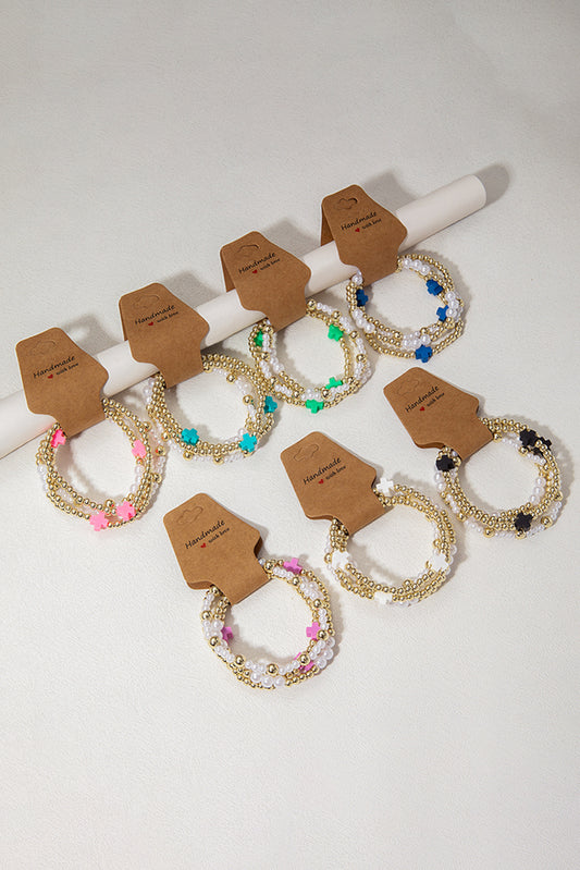 White Cross Pearl Bracelet