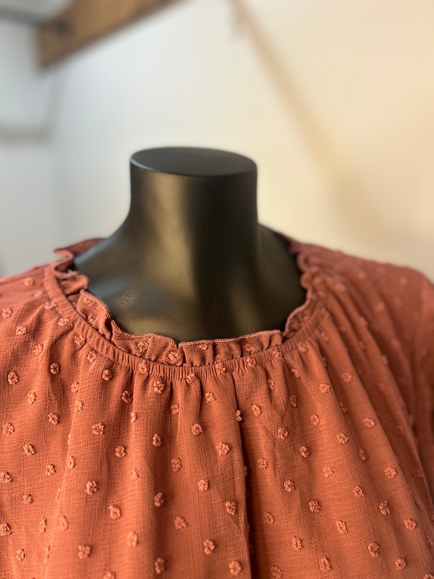 Double Layer Flutter Sleeve Top