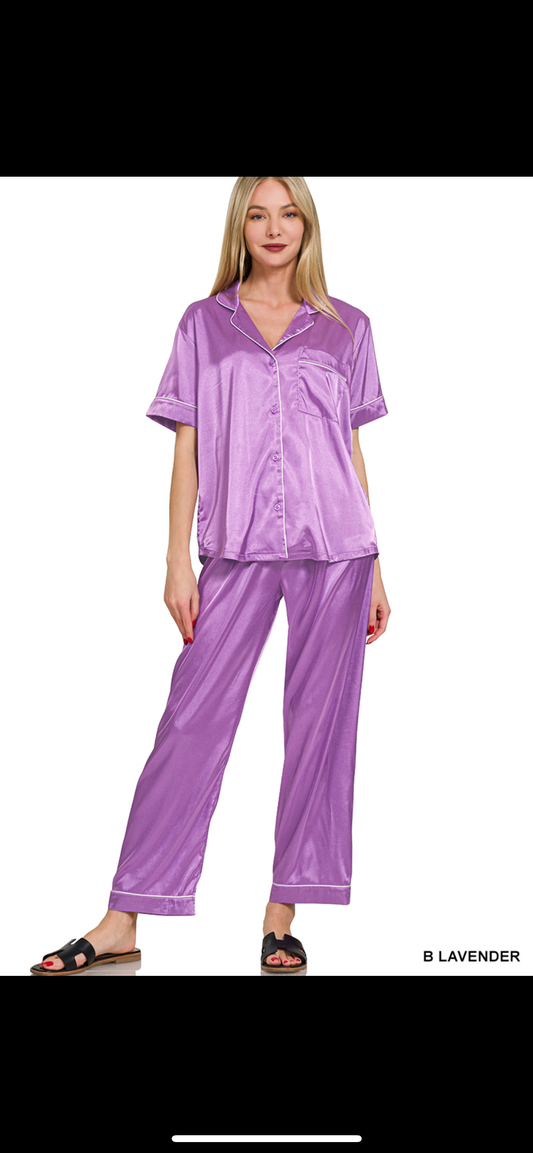 Satin Pajama Set