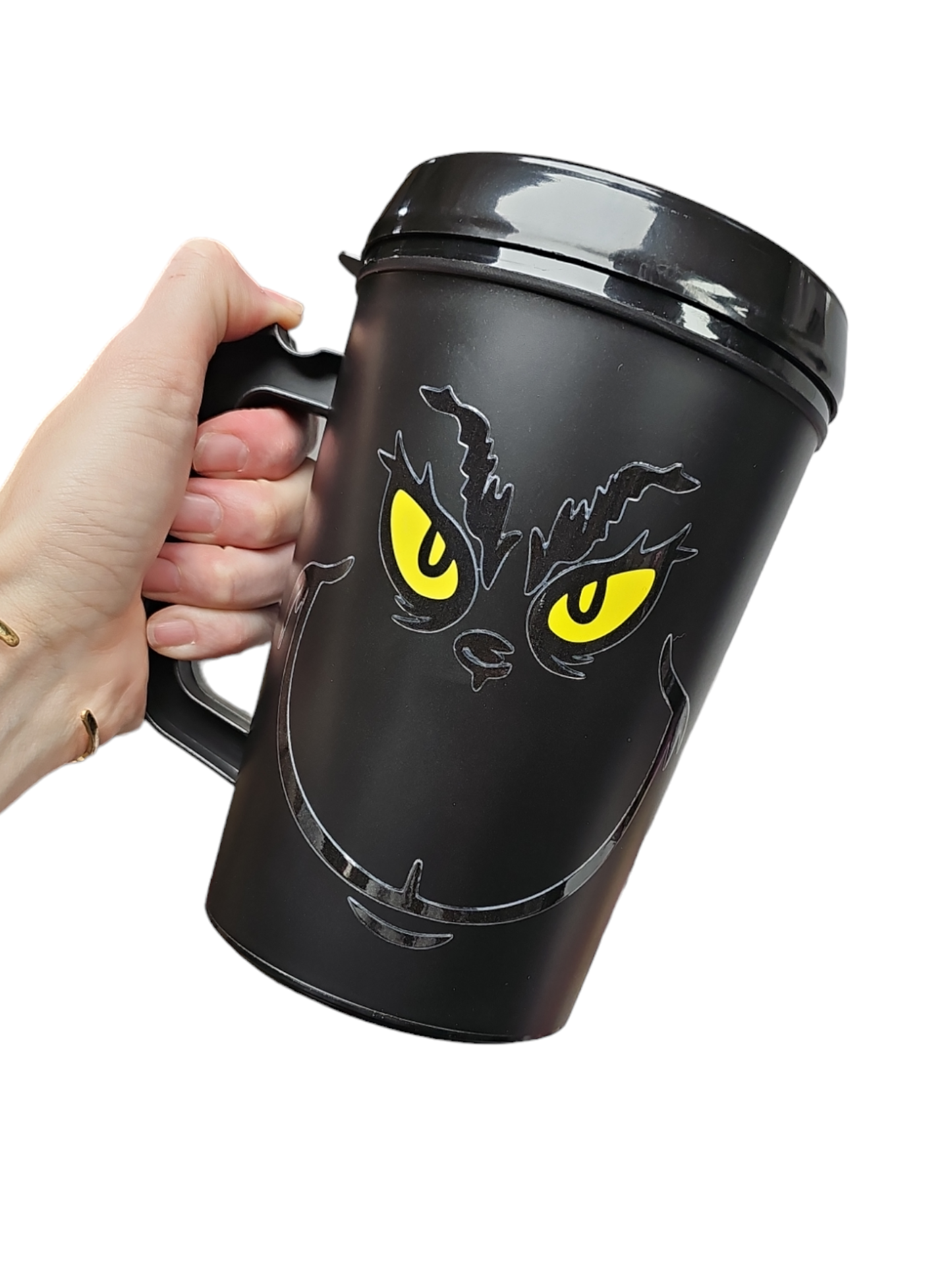 Mean Green Man Smile Mega Trucker Mug 34oz