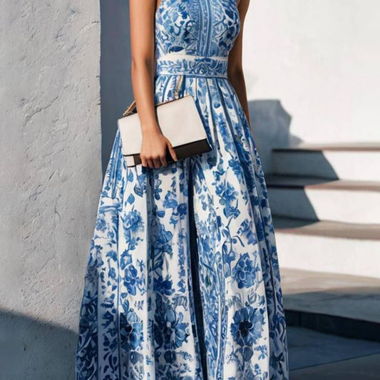 Womens Floral Maxi Dress N25Z273