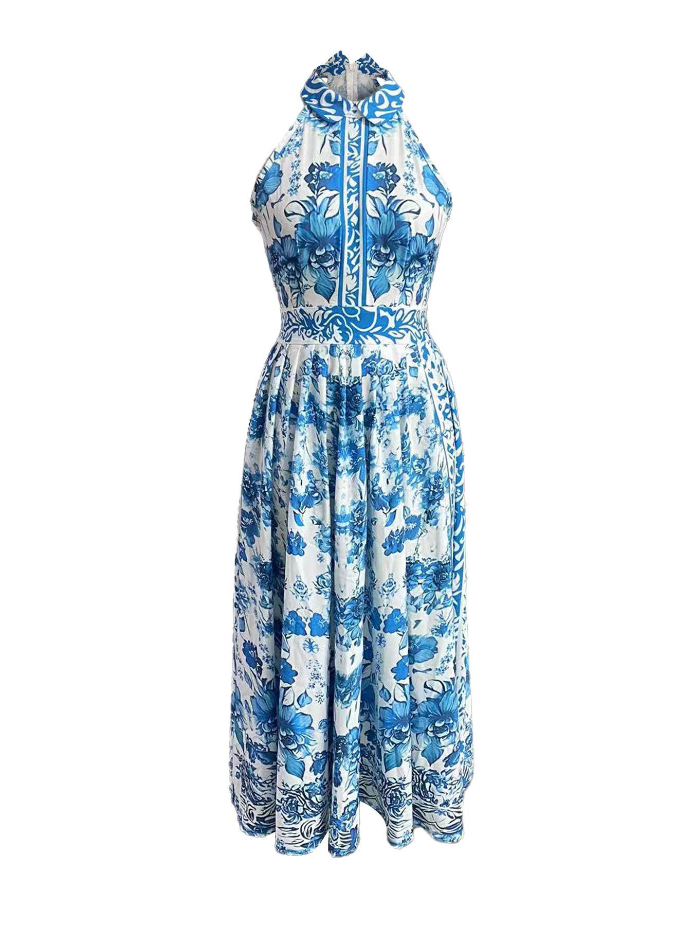 Womens Floral Maxi Dress N25Z273