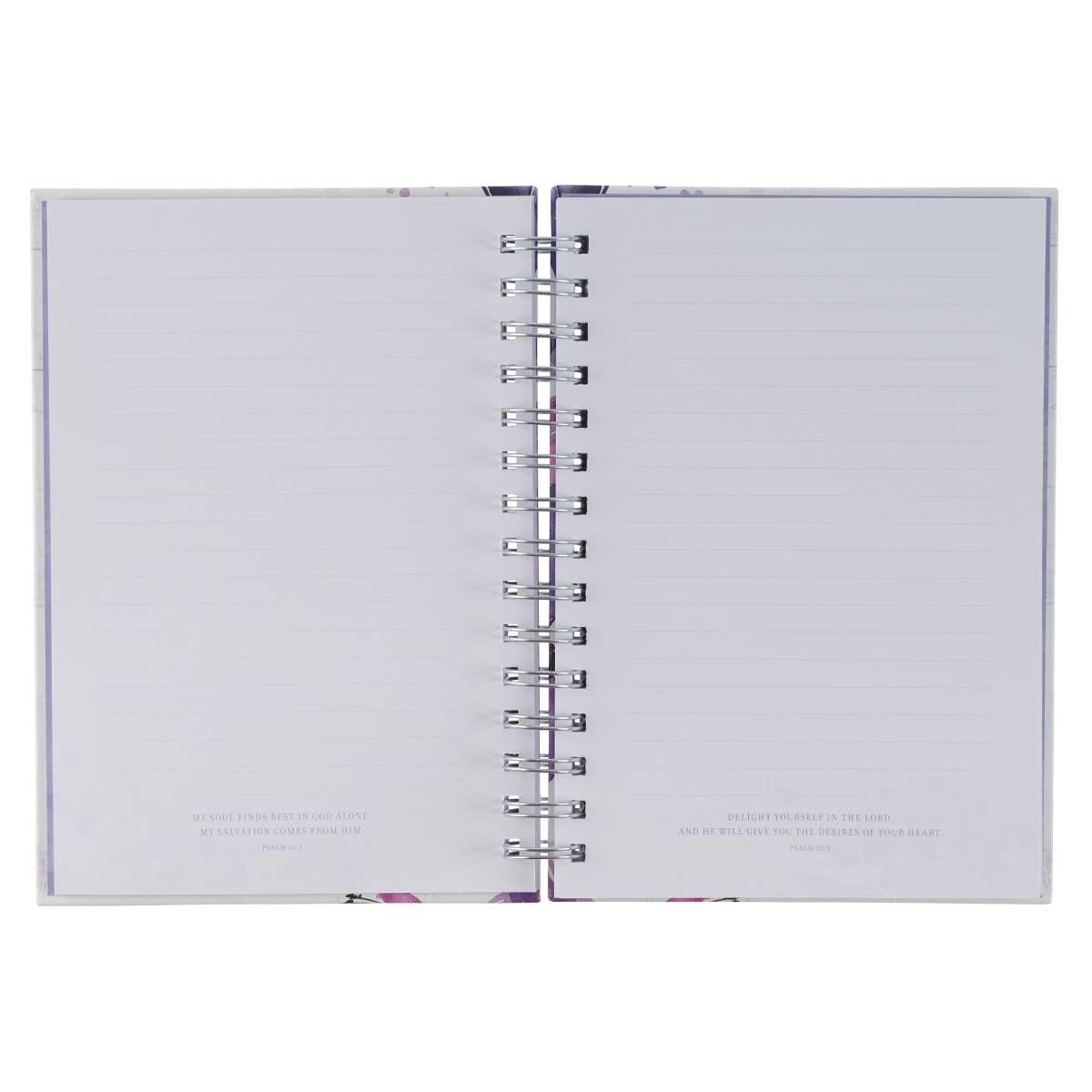 Journal Wirebound White/Purple Trust in the Lord Prov. 3:5