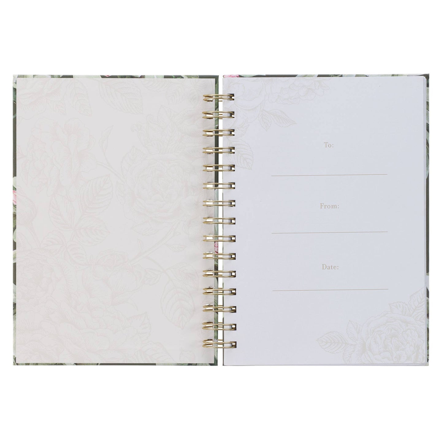 Journal Wirebound Green Everything Beautiful Ecc. 3:11