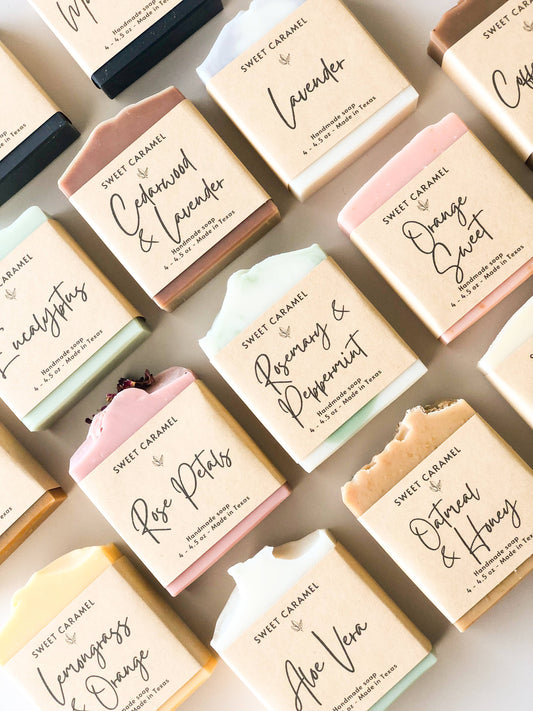 Handmade soap bar, Natural soaps, different scents to choose