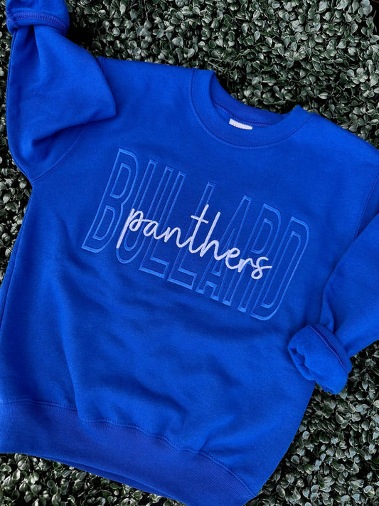 Custom Monotone Embroidered Spirit Sweatshirt