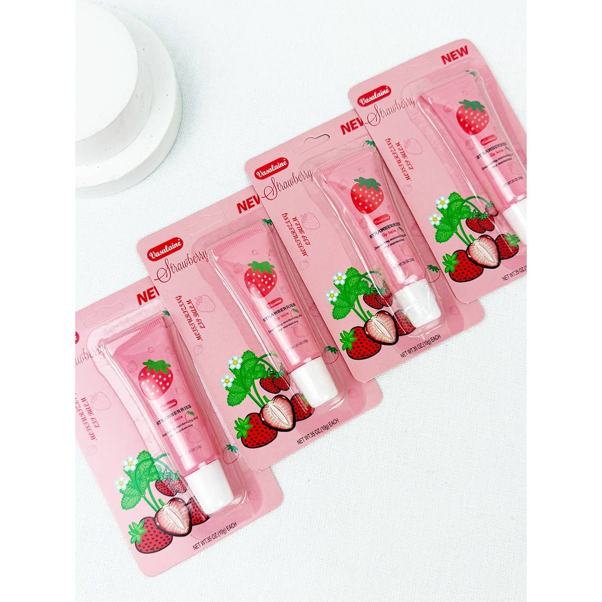 Strawberry Lip Balm Set